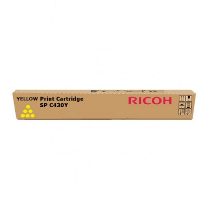 Original Ricoh Toner TYPE SPC 430 Y / 821075 gelb für 821075