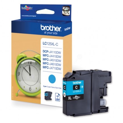 Original Brother Tinte LC-125 XL C / LC-125XLC cyan für LC-125XLC