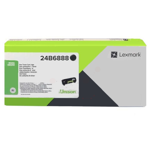 Original Lexmark Toner 24B6888 BK / 24B6888 schwarz für 24B6888