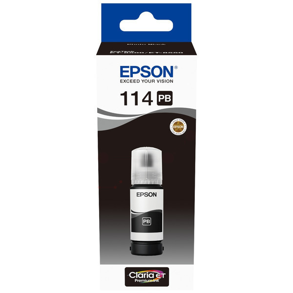 Original Epson Tinte C13T07B140 / 114 / C13T07B140 foto schwarz für C13T07B140