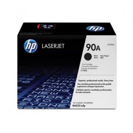 Original HP Toner 90A BK / CE390A schwarz für CE390A
