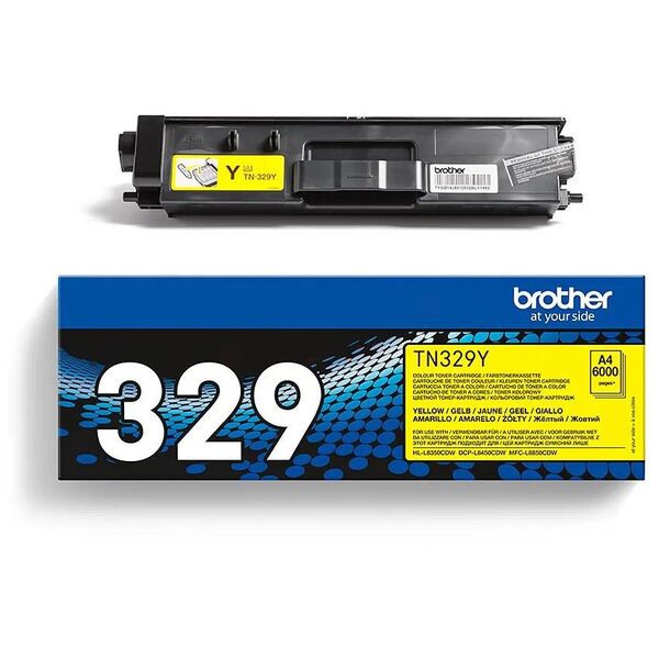 Original Brother Toner TN-329 Y / TN-329Y gelb für TN-329Y