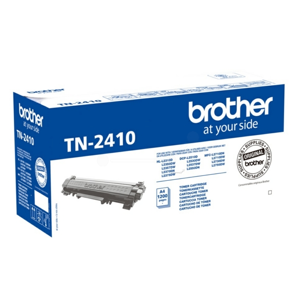 Original Brother Toner TN-2410 BK / TN-2410 schwarz für TN-2410