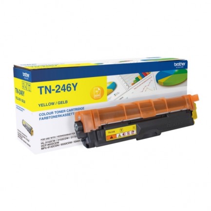 Original Brother TN246Y Toner, gelb für TN-246Y