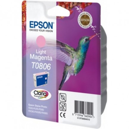 Original Epson Tinte T0806 M / C13T08064011 foto magenta für C13T08064011