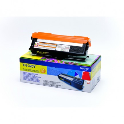 Original Brother Toner TN-320 Y / TN-320Y gelb für TN-320Y