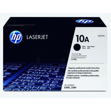 Original HP Toner 10A BK / Q2610A schwarz für Q2610A
