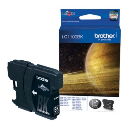 Original Brother Tinte LC-1100 BK / LC-1100BK schwarz für LC-1100BK