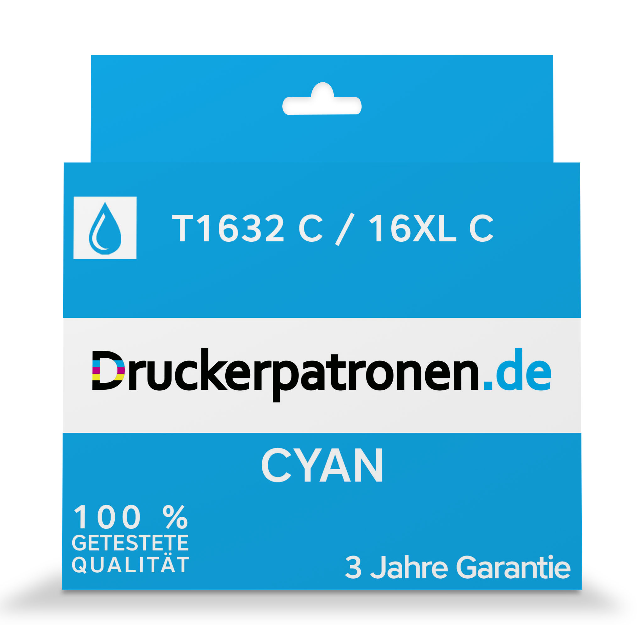 Kompatibel Epson Tinte T1632 C / 16XL C / C 13 T 16324010 cyan für C 13 T 16324010