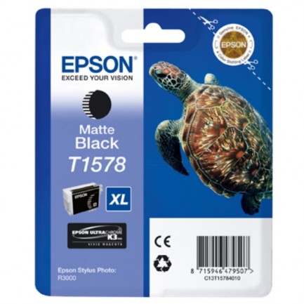 Original Epson Tinte T1578 BK / C13T15784010 matt schwarz für C13T15784010