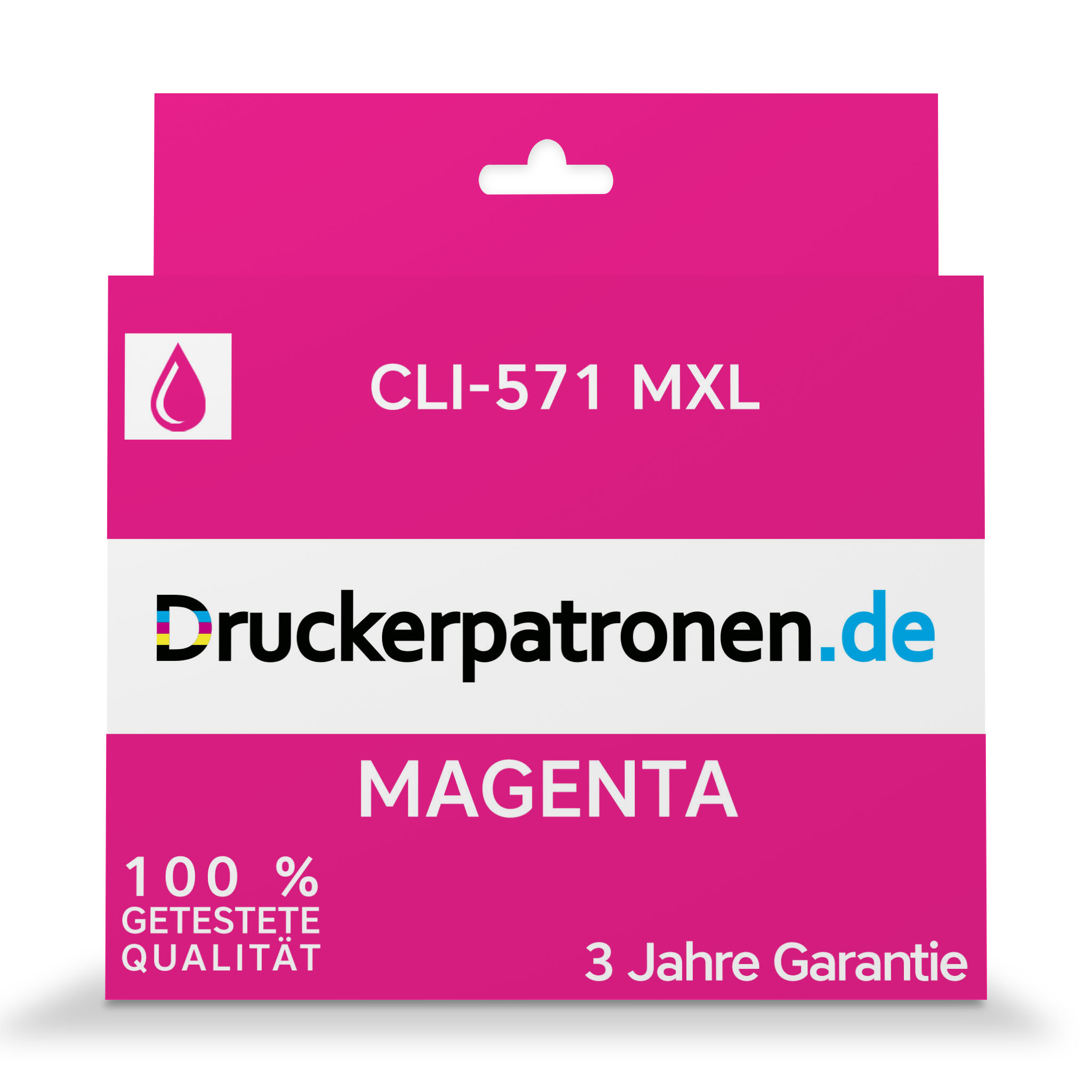 Kompatibel Canon Tinte CLI-571 MXL / 0333 C 001 magenta für 0333 C 001