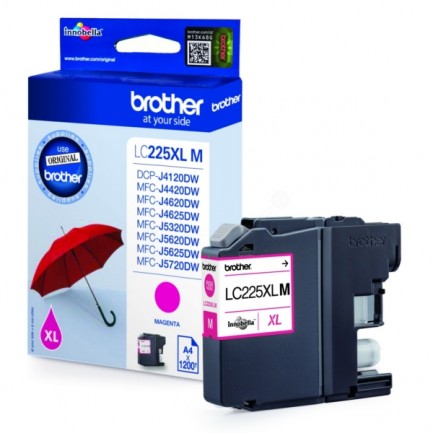 Original Brother Tinte LC-225 XL M / LC-225XLM magenta für LC-225XLM