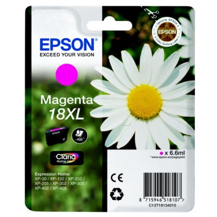 Original Epson Tinte 18XL M / C13T18134012 magenta für C13T18134012