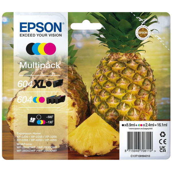 Original Epson Tinte C13T10H94010 / 604XL/604 / C13T10H94010 cyan für C13T10H94010