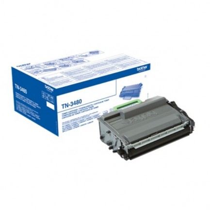 Original Brother Toner TN-3480 BK / TN-3480 schwarz für TN-3480