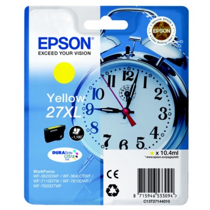Original Epson Tinte 27XL Y / C13T27144012 gelb für C13T27144012