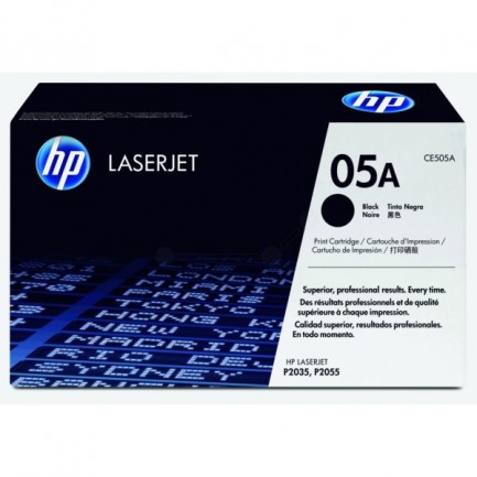 Original HP Toner 05A BK / CE505A schwarz für CE505A
