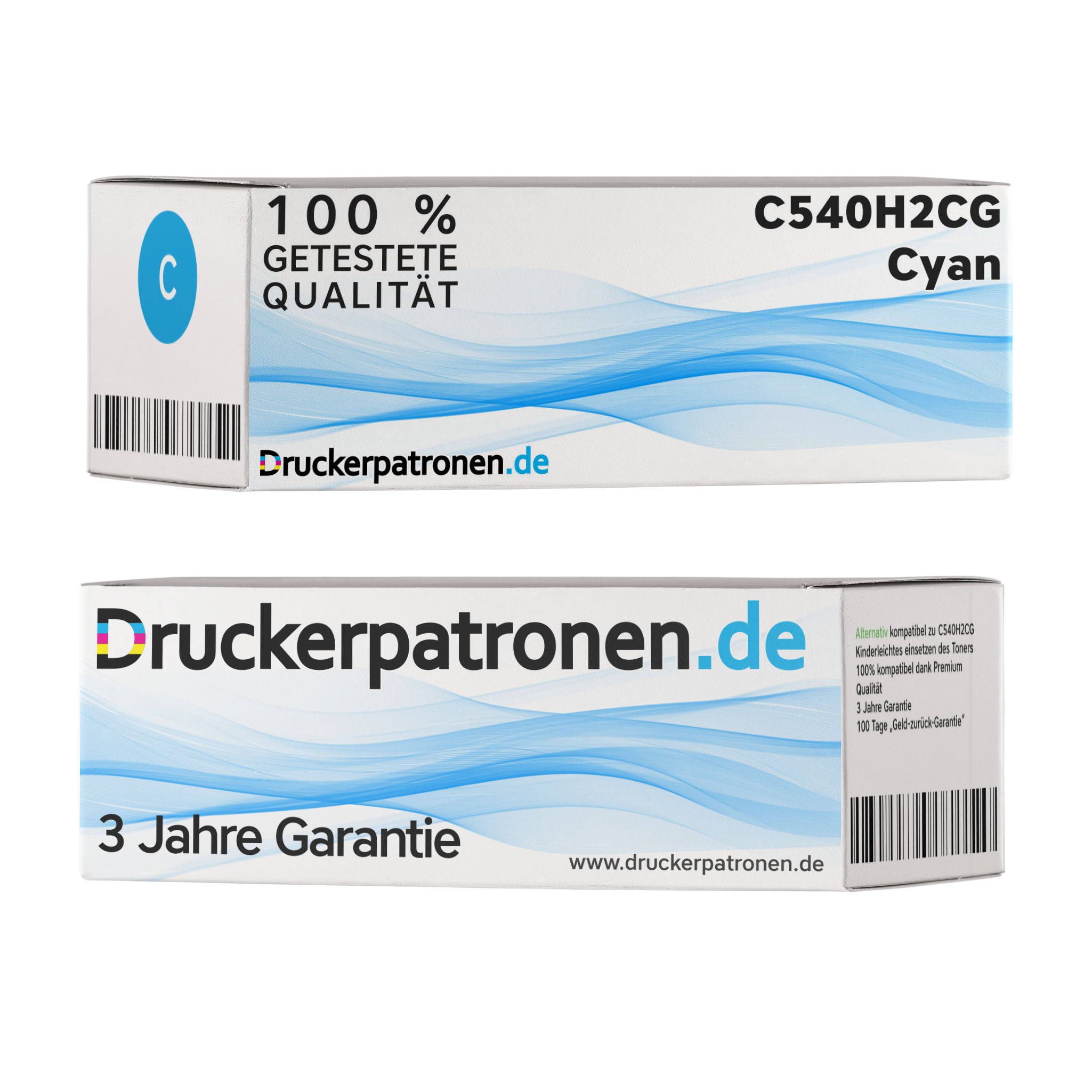Kompatibel Lexmark Toner C540H2CG / C540H1CG cyan für C540H1CG