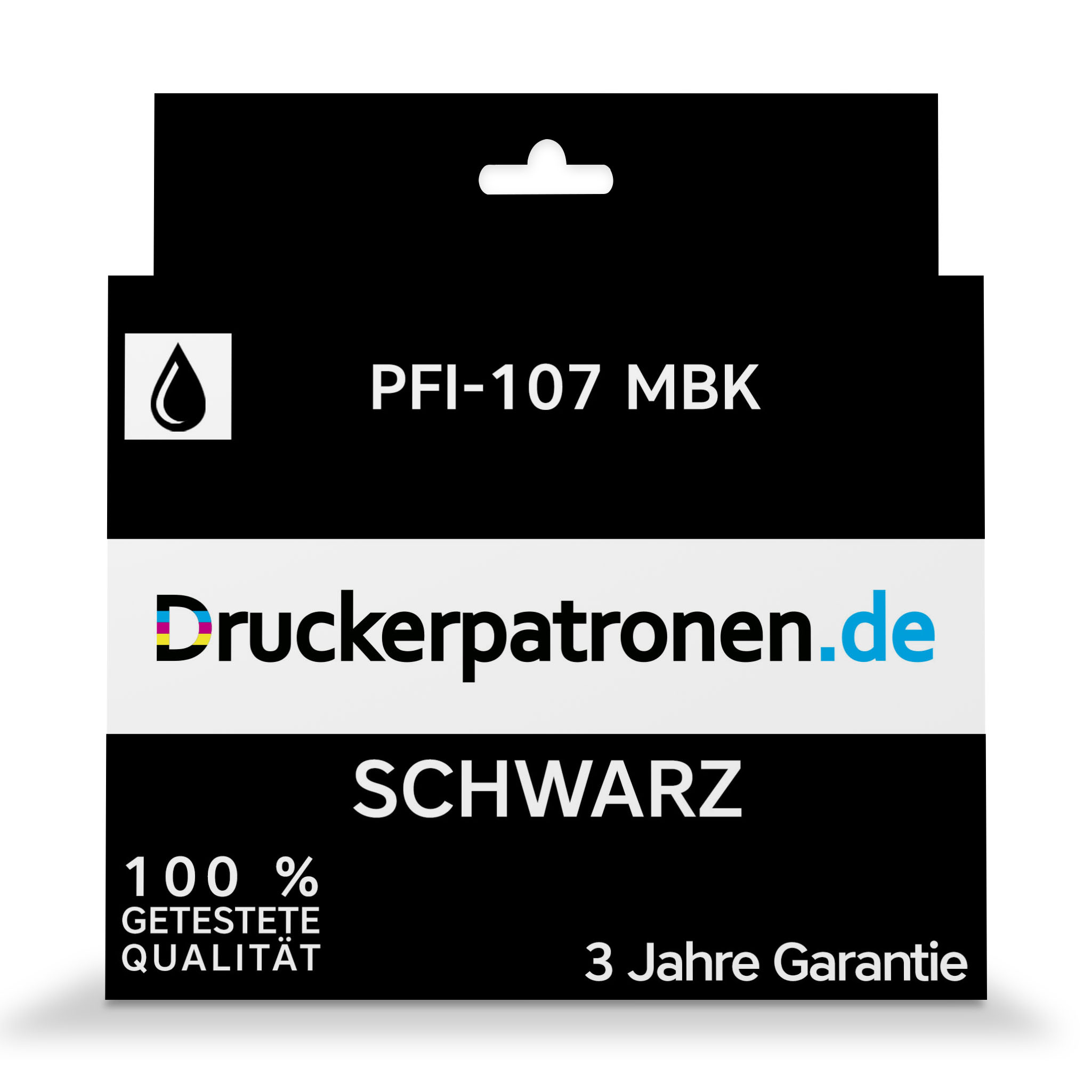 Kompatibel Canon Tinte PFI-107 MBK / 6704 B 001 matt schwarz für 6704 B 001