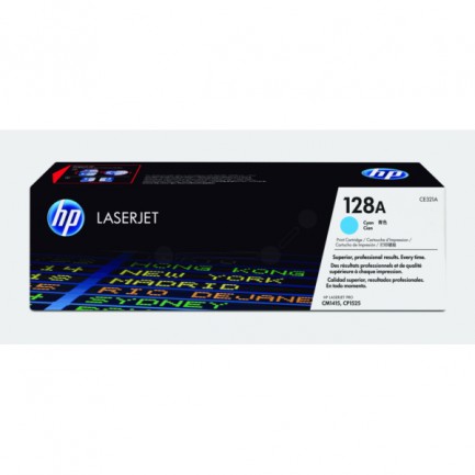 Original HP Toner 128A C / CE321A cyan für CE321A