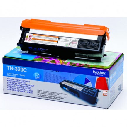 Original Brother Toner TN-320 C / TN-320C cyan für TN-320C