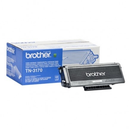 Original Brother Toner TN-3170 BK / TN-3170 schwarz für TN-3170