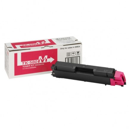 Original Kyocera Toner TK-580 M / 1T02KTBNL0 magenta für 1T02KTBNL0