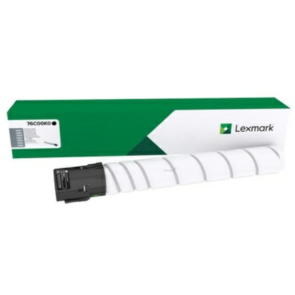 Original Lexmark Toner 76C00K0 BK / 76C00K0 schwarz für 76C00K0