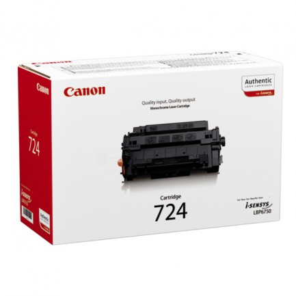 Original Canon Toner 724 BK / 3481B002 schwarz für 3481B002
