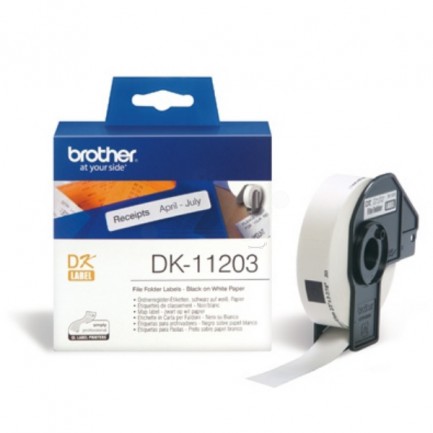 Original Brother DK-11203 BK / DK-11203 farblos für DK-11203