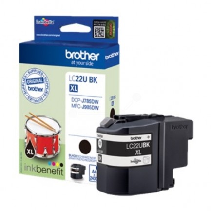 Original Brother LC22UBK Tinte, schwarz für LC-22UBK