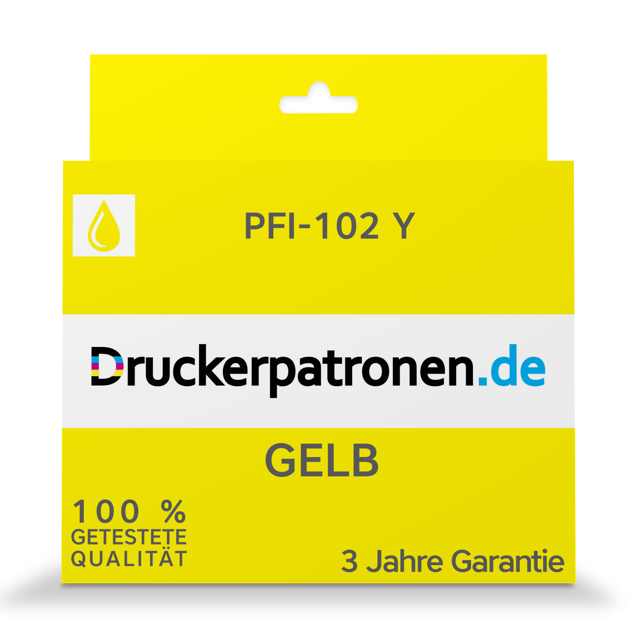 Kompatibel Canon Tinte PFI-102 Y / 0898 B 001 gelb für 0898 B 001