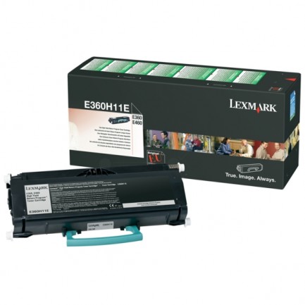 Original Lexmark Toner E360H11E BK / E360H11E schwarz für E360H11E