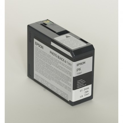 Original Epson Tinte T5801 BK / C13T580100 foto schwarz für C13T580100