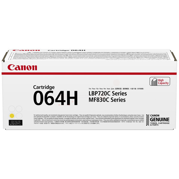 Original Canon Toner 064 HY / 4932C001 gelb für 4932C001