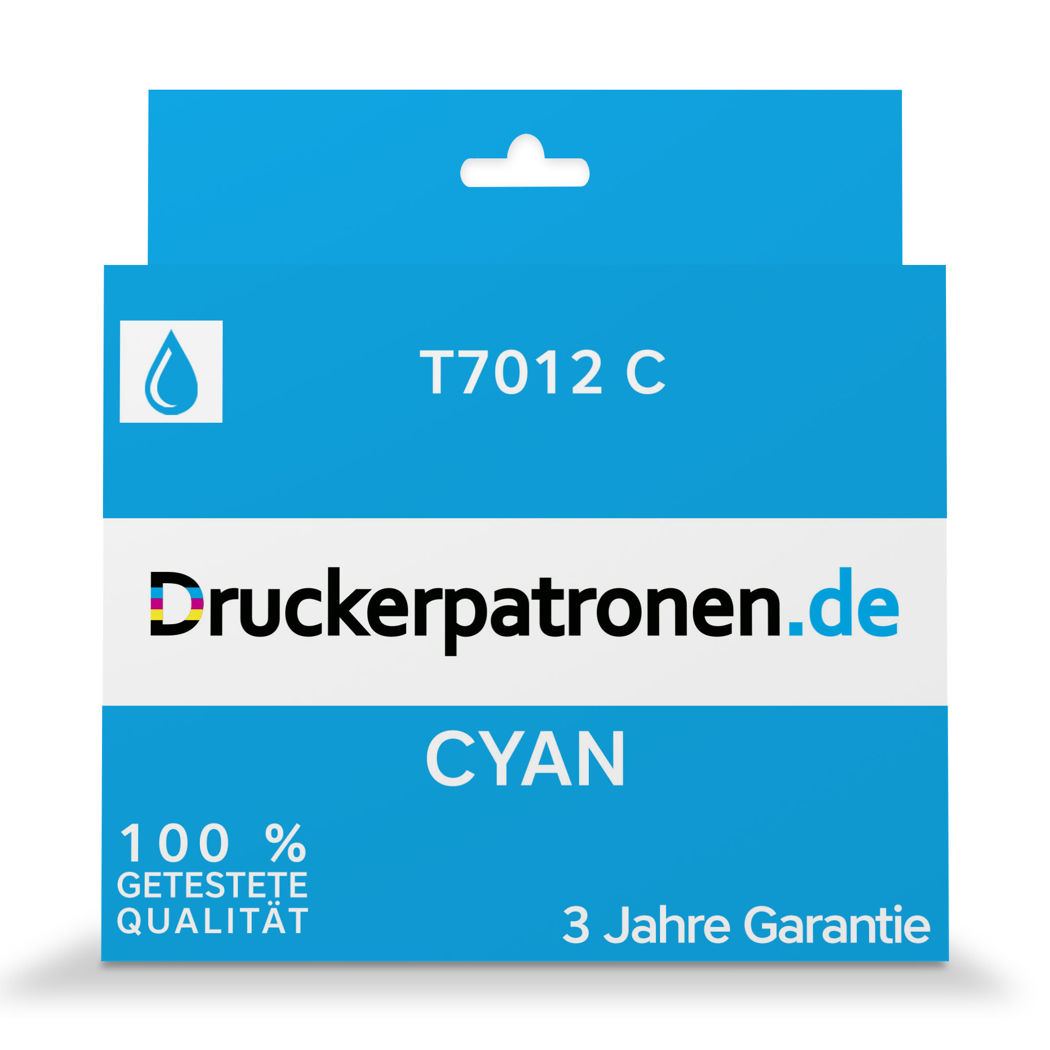 Kompatibel Epson Tinte T7012 C / C 13 T 70124010 cyan für C 13 T 70124010