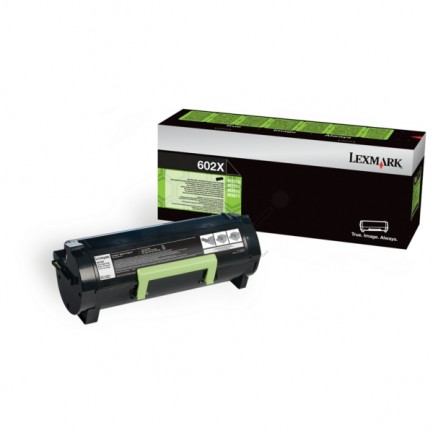 Original Lexmark Toner 602X BK / 60F2X00 schwarz für 60F2X00