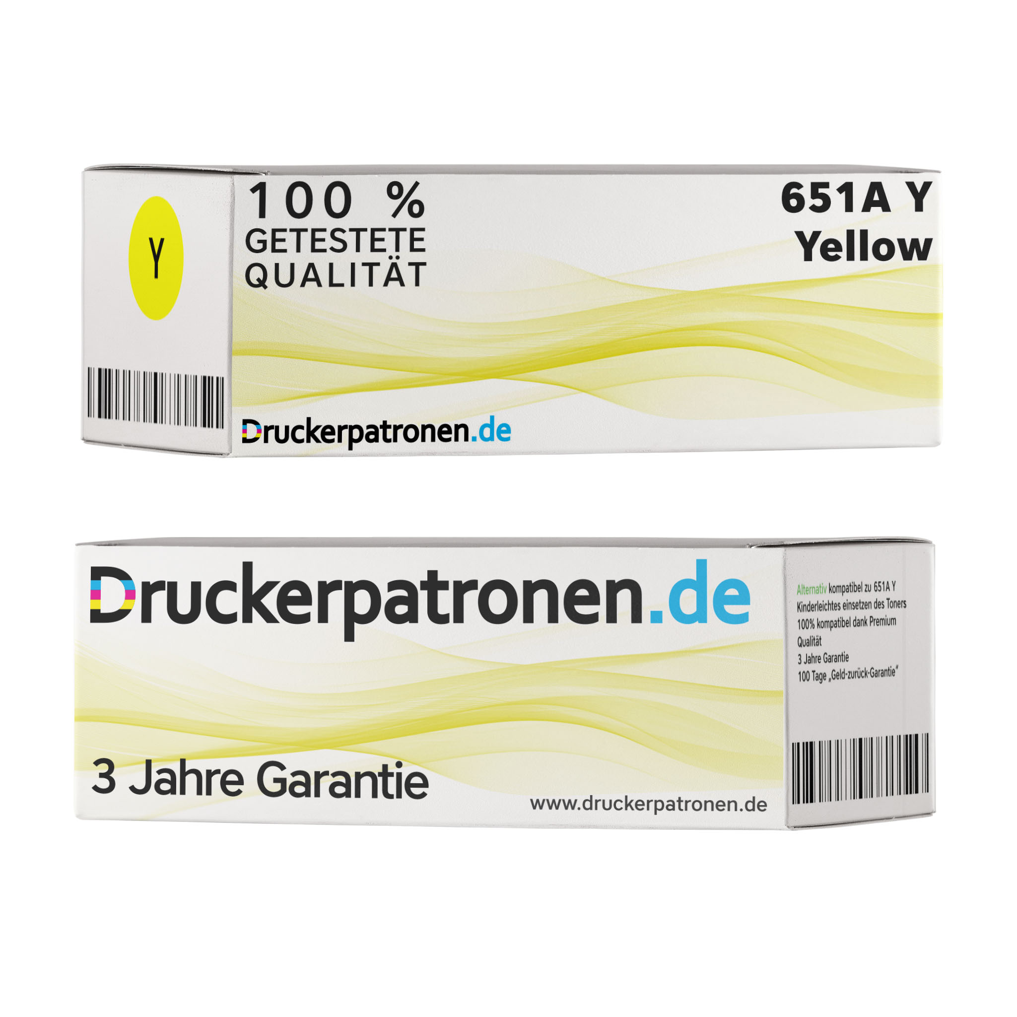 Kompatibel HP Toner 651A Y / CE 342 A gelb für CE 342 A