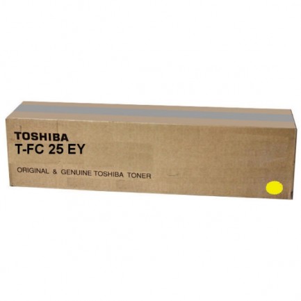 Original Toshiba Toner T-FC 25 EY / 6AJ00000081 gelb für 6AJ00000081