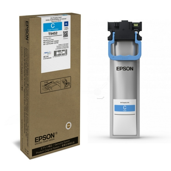 Original Epson Tinte T9452 C / C13T945240 cyan für C13T945240