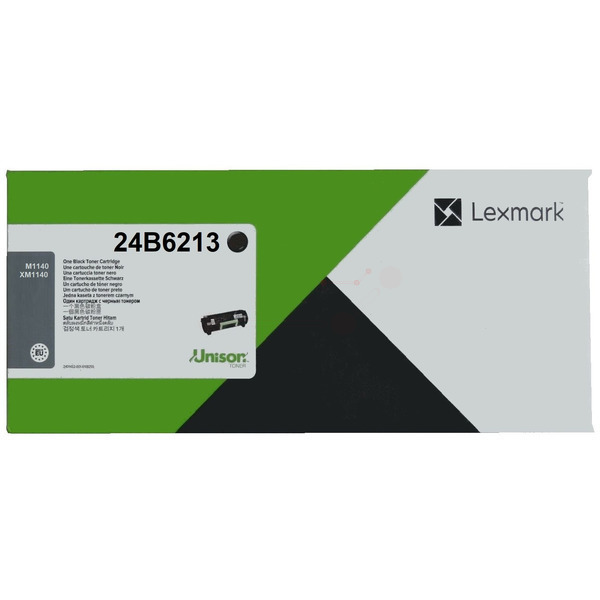 Original Lexmark Toner 24B6213 BK / 24B6213 schwarz für 24B6213