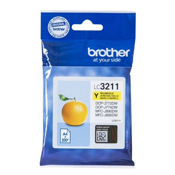 Original Brother LC3211Y Tinte, gelb für LC-3211Y