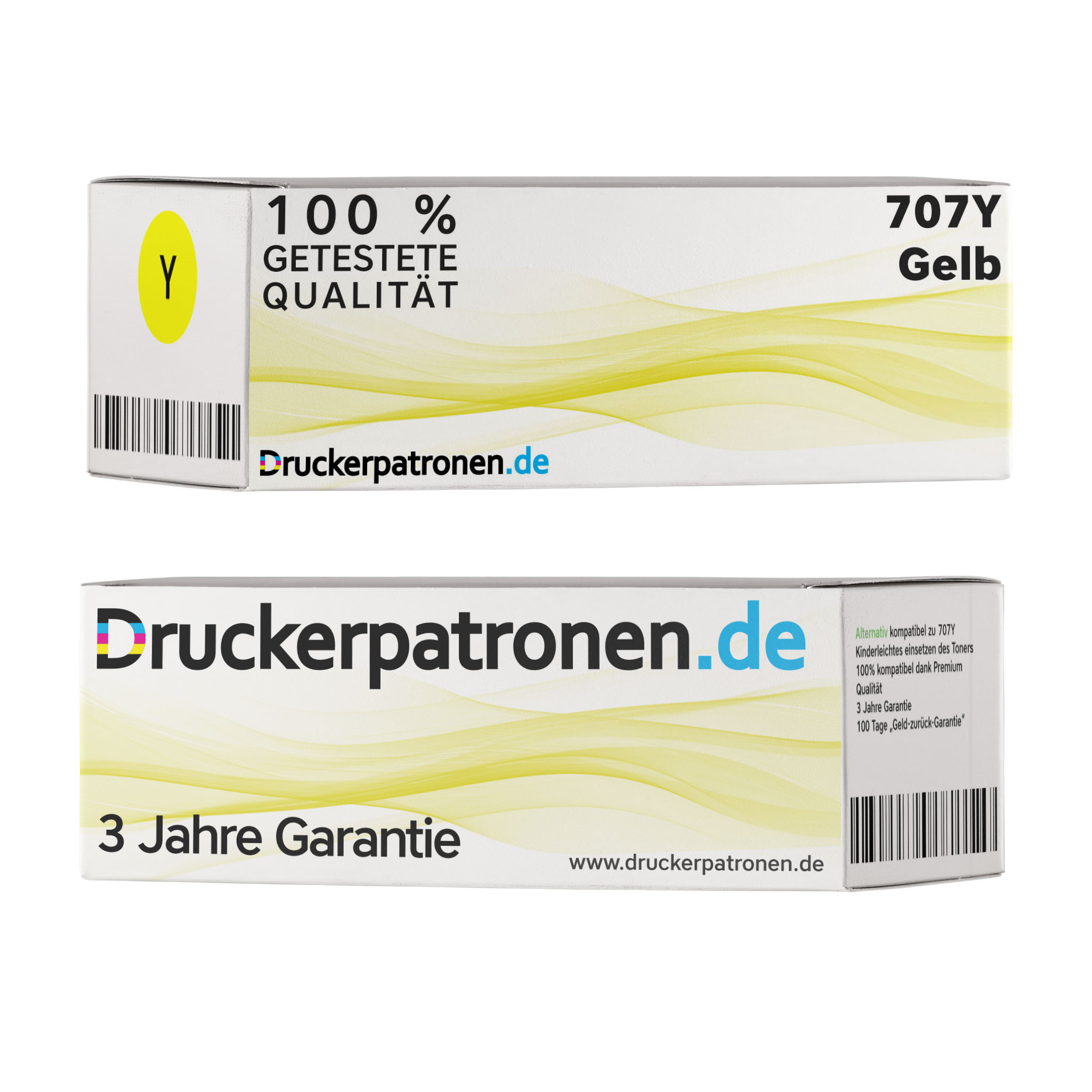 Kompatibel Canon Toner 707Y / 9421 A 004 gelb für 9421 A 004