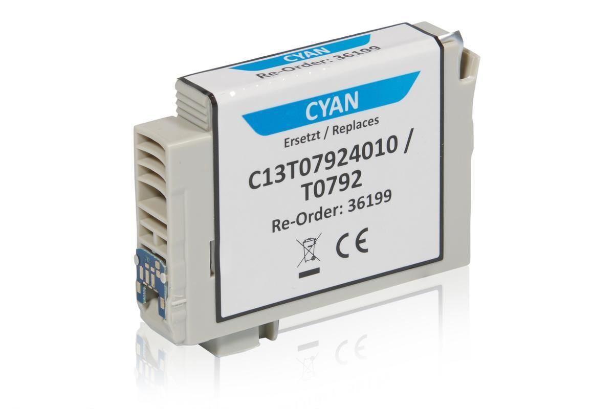 Kompatibel Epson Tinte T0792 C / C 13 T 07924010 cyan für C 13 T 07924010