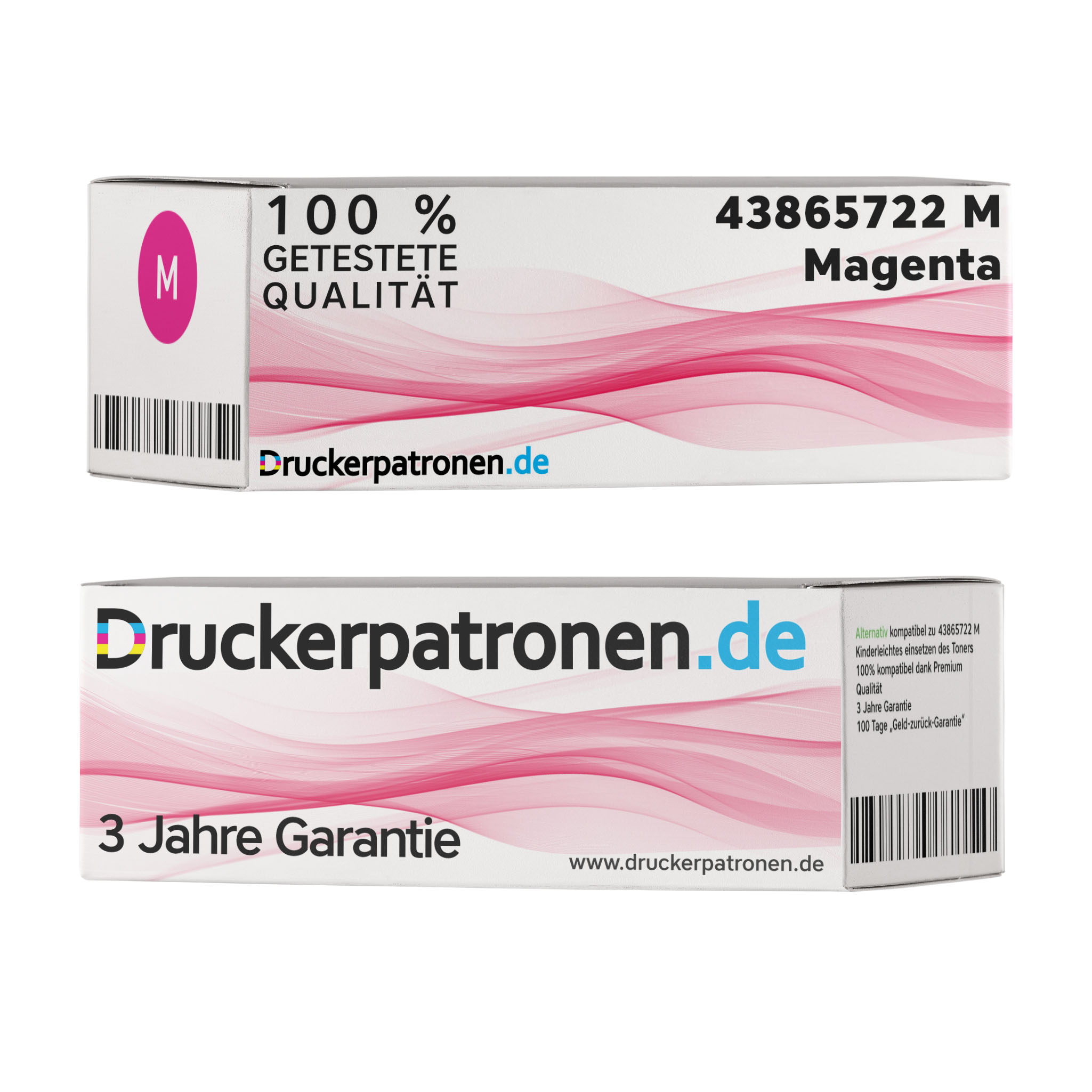 Kompatibel Oki Toner 43865722 M / 43865722 magenta für 43865722