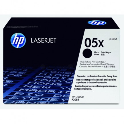 Original HP Toner 05X BK / CE505X schwarz für CE505X