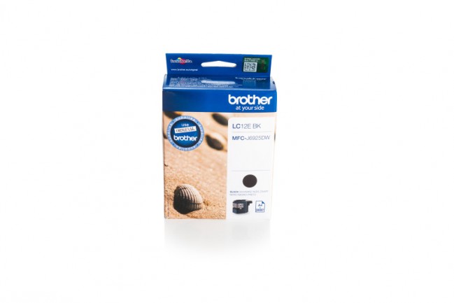 Original Brother Tinte LC-12 E BK / LC-12EBK schwarz für LC-12EBK