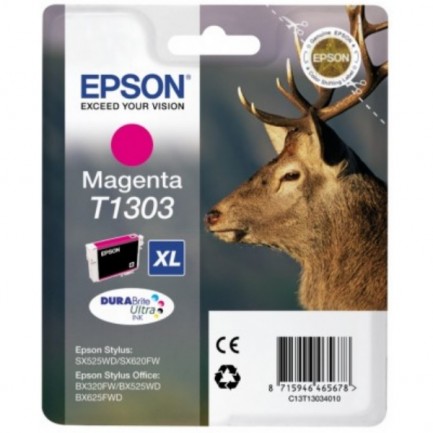 Original Epson Tinte T1303 M / C13T13034012 magenta für C13T13034012