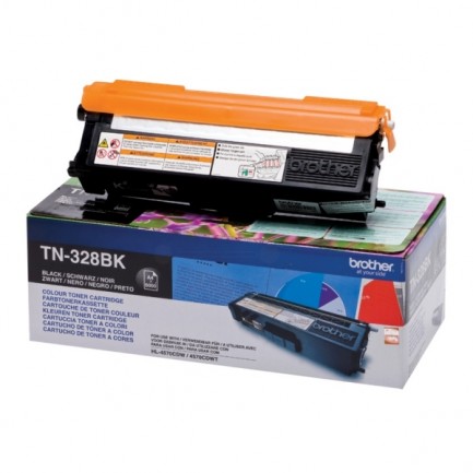 Original Brother Toner TN-328 BK / TN-328BK schwarz für TN-328BK