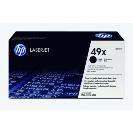 Original HP Toner 49X BK / Q5949X schwarz für Q5949X